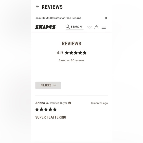 SKIMS Lace Bra in Cream - Picture 11 of 11